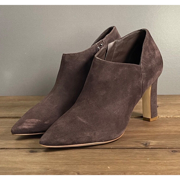 Cole Haan Grand 360 Women's Vestry Ankle Booties Size 5.5 Brown Suede Zip Up - Picture 5 of 16